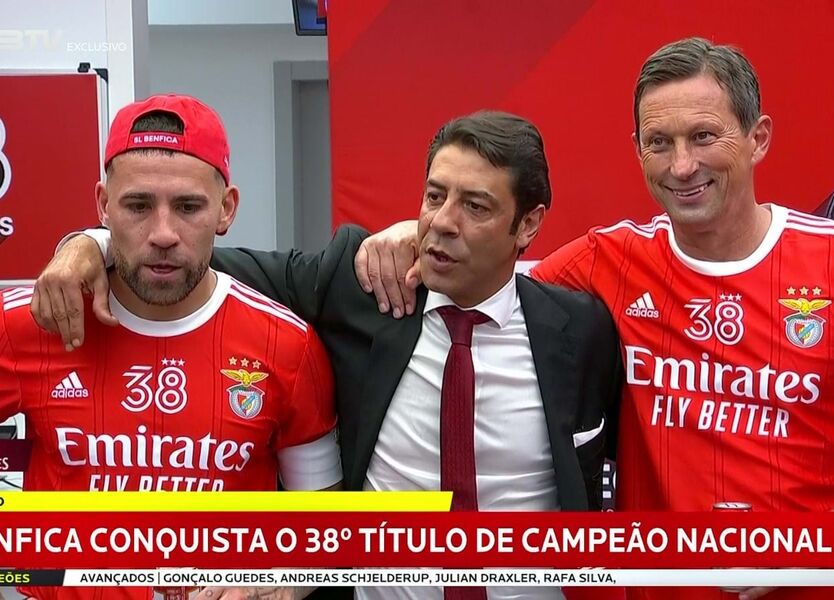 Em Luanda portugueses vivem ambiente de festa na conquista do 38.º titulo  do Benfica - SIC Notícias