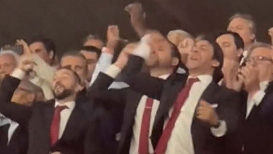 Presidente do Benfica eufórico com vitória frente ao Sp. Braga