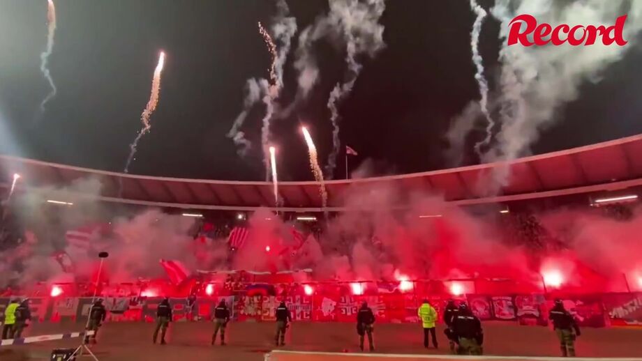 Português, que faz parte da equipa técnica do clube sérvio, destaca o fervor que se sente nas bancadas