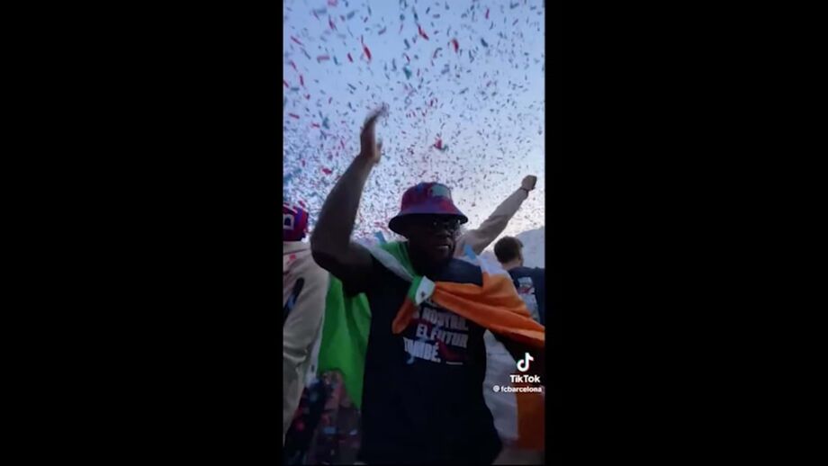 Conquista do título foi celebrada por milhares de pessoas na cidade catalã