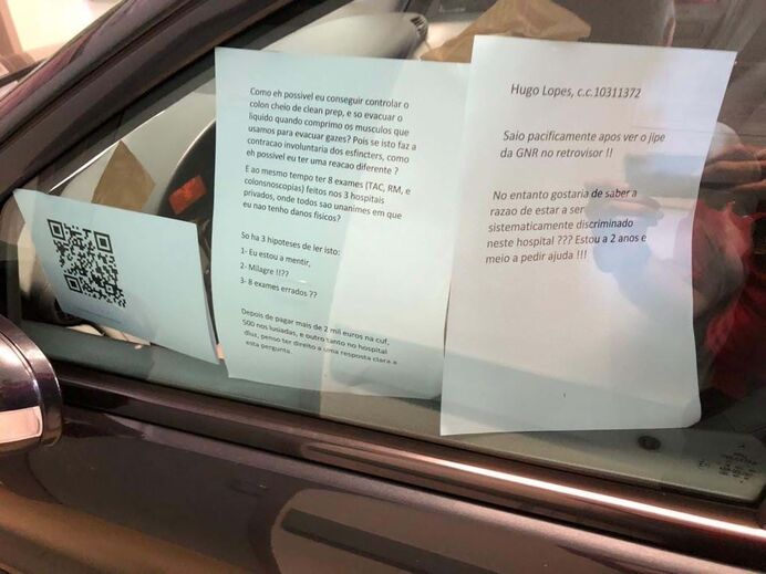 Homem invade urgências do Hospital de Cascais de carro como forma de protesto