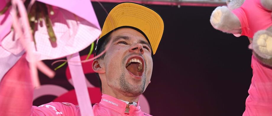 Primoz Roglic do azar à rosa