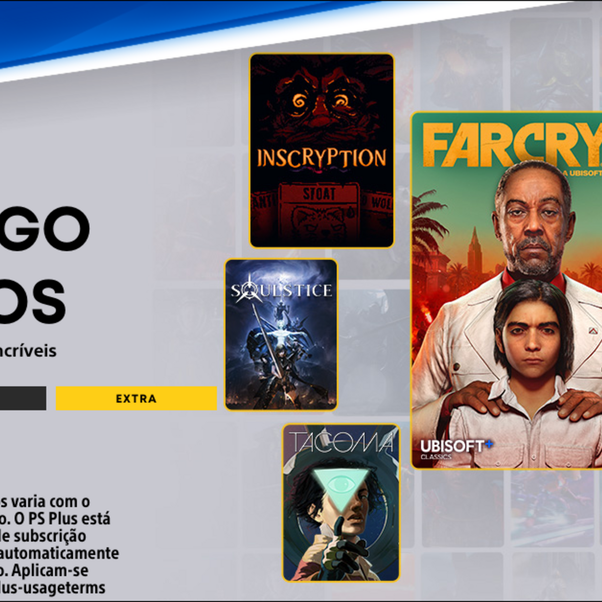 PLATINAS DA PS PLUS ESSENCIAL - OUTUBRO 2023 