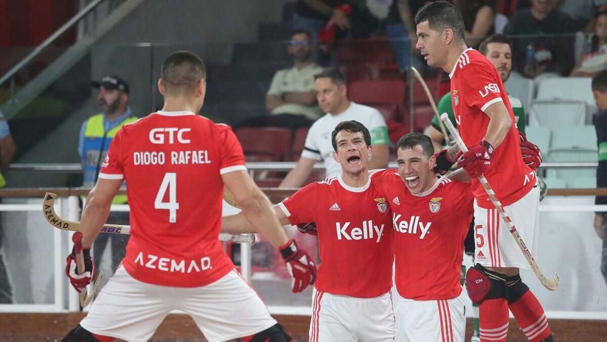 Sporting vence Benfica e empata final do Nacional de hóquei em patins