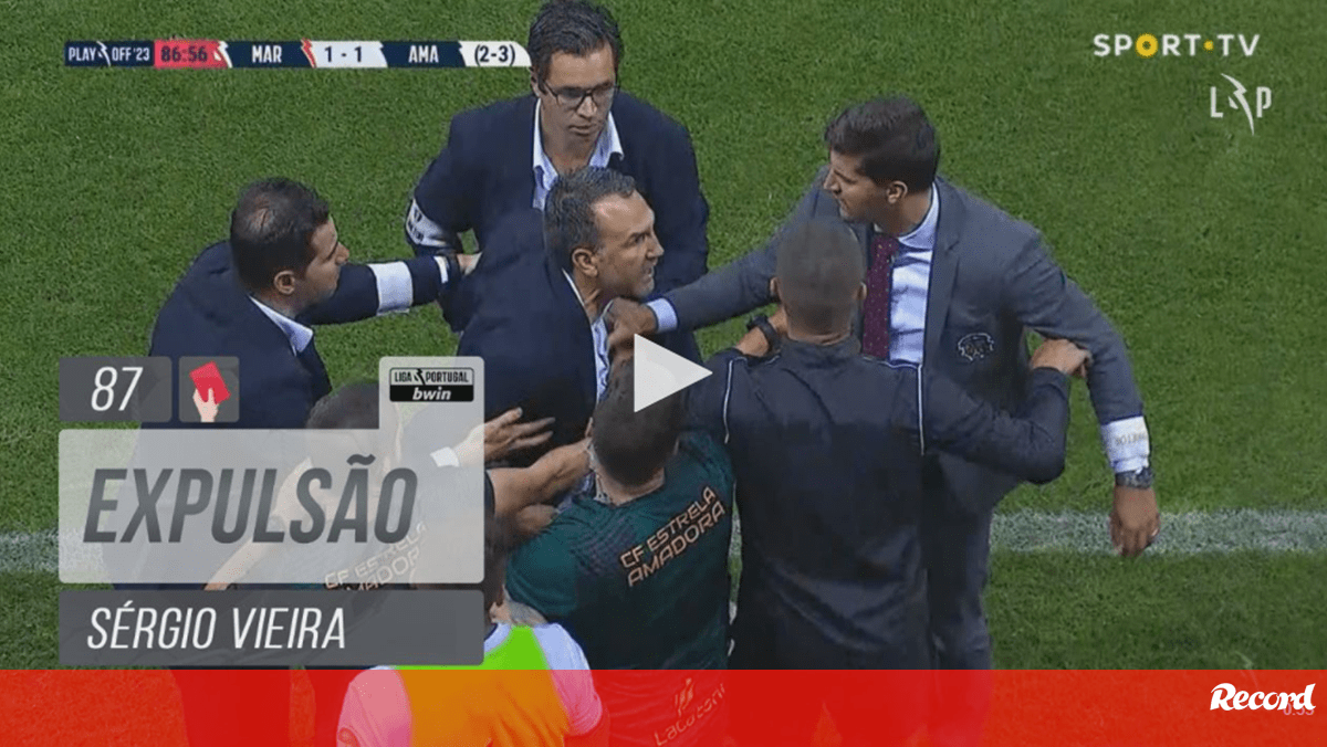 Controversial Incident in Marítimo-Estrela da Amadora Match: José Gomes and Sérgio Vieira dispute leads to expulsion