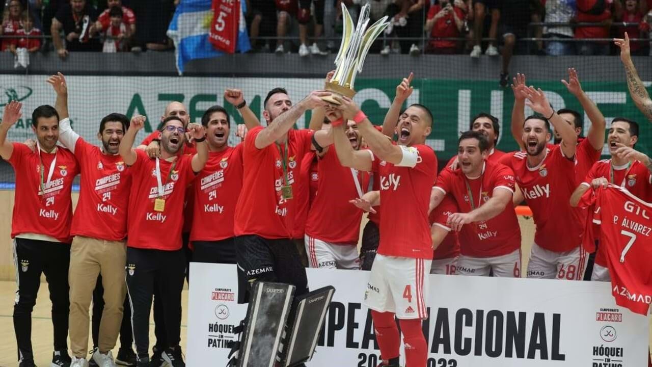 Benfica campeão nacional de hóquei em patins pela 24.ª vez