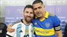 Messi homenageou Riquelme