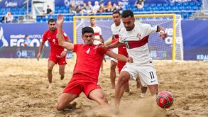Jogos Europeus: Portugal dá a volta e vence Azerbaijão em futebol de praia