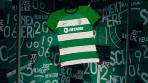 Sporting apresenta camisola para a próxima época: «Bem-vindos a Alvalade 2.0»
