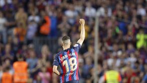 Jordi Alba está fora dos planos do Benfica