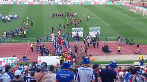 FC Porto fez guarda de honra ao Sp. Braga após o final do jogo no Jamor