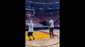 Neymar 'desafiou' estrela da NBA para concurso da linha de lance livre... e surpreendeu