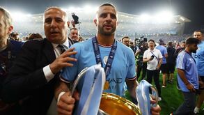 Kyle Walker emocionado com conquista da Champions: «Fiz um discurso antes do jogo começar»