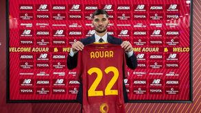 Houssem Aouar confirmado na Roma de José Mourinho
