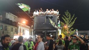 Equipa do Länk Vilaverdense recebida por milhares de adeptos nos festejos da subida