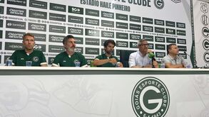 Armando Evangelista apresentado no Goiás: «O desafio do futebol brasileiro é muito aliciante para nós»
