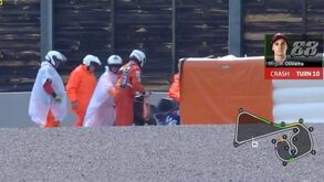 Miguel Oliveira sofre queda na 2.ª sessão de treinos do GP da Alemanha e falha acesso direto à Q2