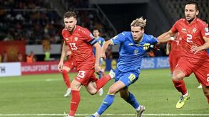 Reviravolta da Ucrânia na Macedónia do Norte em ronda de qualificação para Euro'2024 com poucas surpresas
