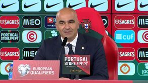 Roberto Martínez elogia Ronaldo: «A atitude sem bola foi perfeita, sempre a trabalhar...»
