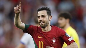 Bernardo Silva com o pé quente
