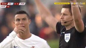 O golo de Cristiano Ronaldo na Islândia: reação de CR7 ao anúncio do árbitro é impagável