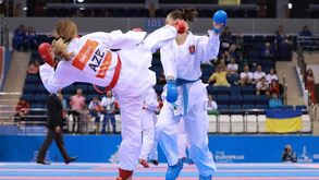 Ana Cruz e Tiago Duarte entre a elite europeia do karaté 