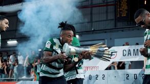 Do 'susto' com a taça à festa no João Rocha: Sporting mostra bastidores da conquista no futsal