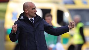 Roberto Martínez na Geórgia para assistir ao embate com a Holanda