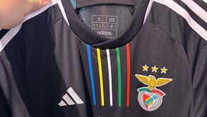 Nova camisola alternativa do Benfica já está à venda nos... Estados Unidos