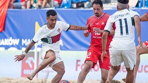 Jogos Europeus: Seleção de futebol de praia perde nos penáltis e tenta o bronze