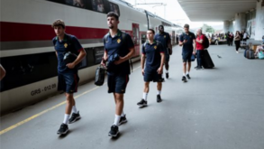 Euro sub-21: Comitiva portuguesa em Kutaisi após viajar quase três horas e meia de comboio