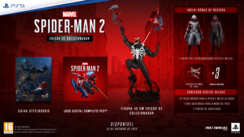 Marvel's Spider-Man 2 chega a 20 de outubro em exclusivo para a