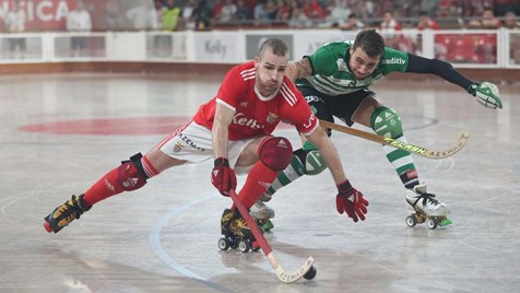 Sporting vence Benfica e empata final do Nacional de hóquei em patins