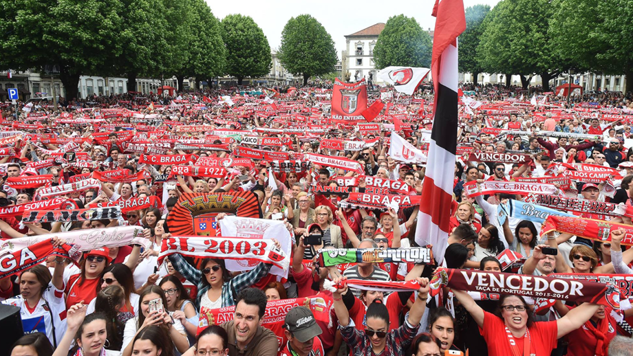 Ecrã gigante no centro de Braga vai transmitir final da Taça de Portugal