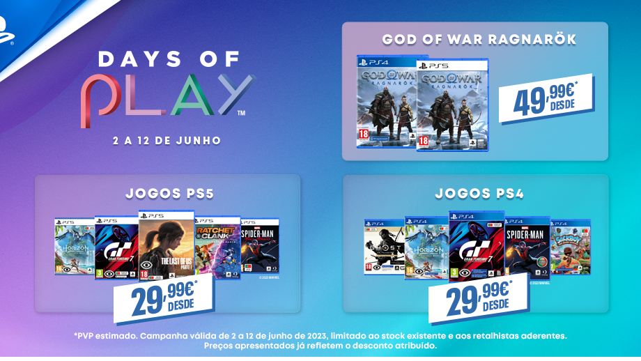 Days of Play 2023 arranca hoje na PlayStation Store 