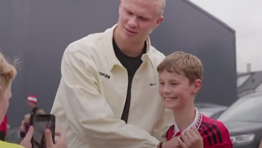 Durante a concentração da seleção norueguesa