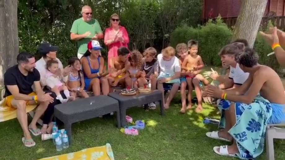 Mãe de Cristiano Ronaldo esteve no aniversário do neto, em Madrid