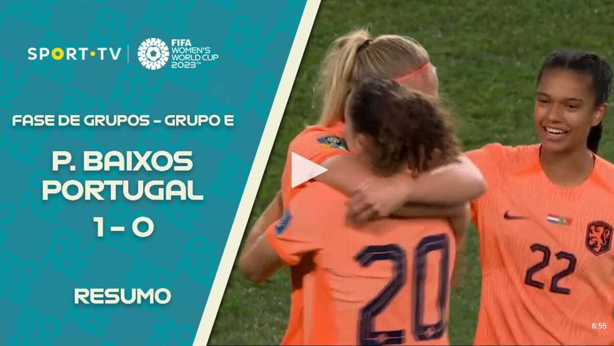 JOGO COMPLETO: HOLANDA X PORTUGAL, 1ª RODADA