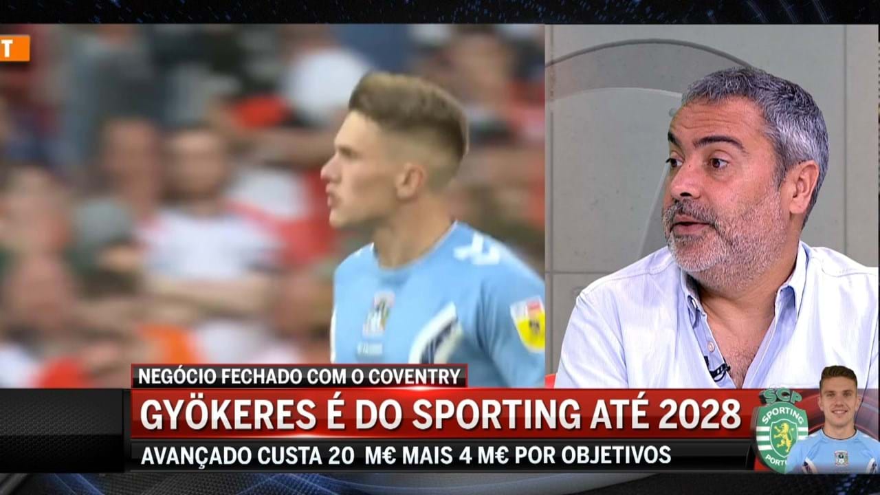 Disse ao Gyökeres, que ele é o melhor avançado que o Sporting teve depois  de mim″