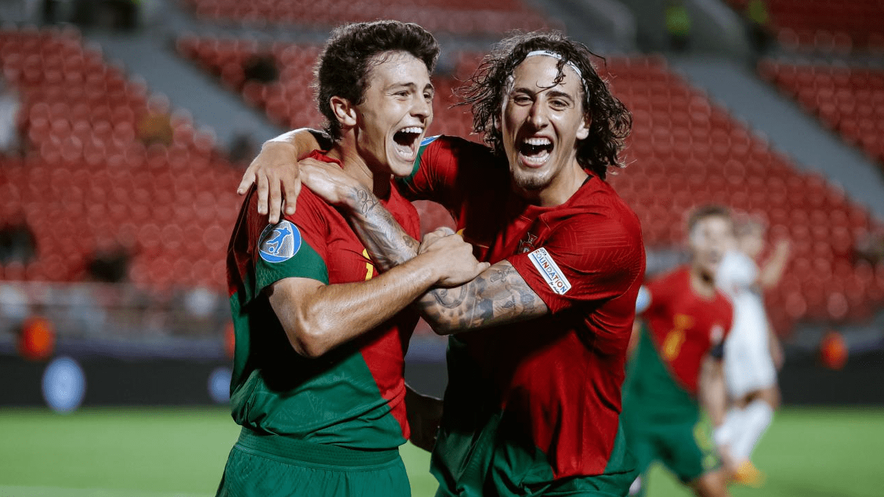Portugal Bélgica Europeu Sub-21 João Neves - SL Benfica