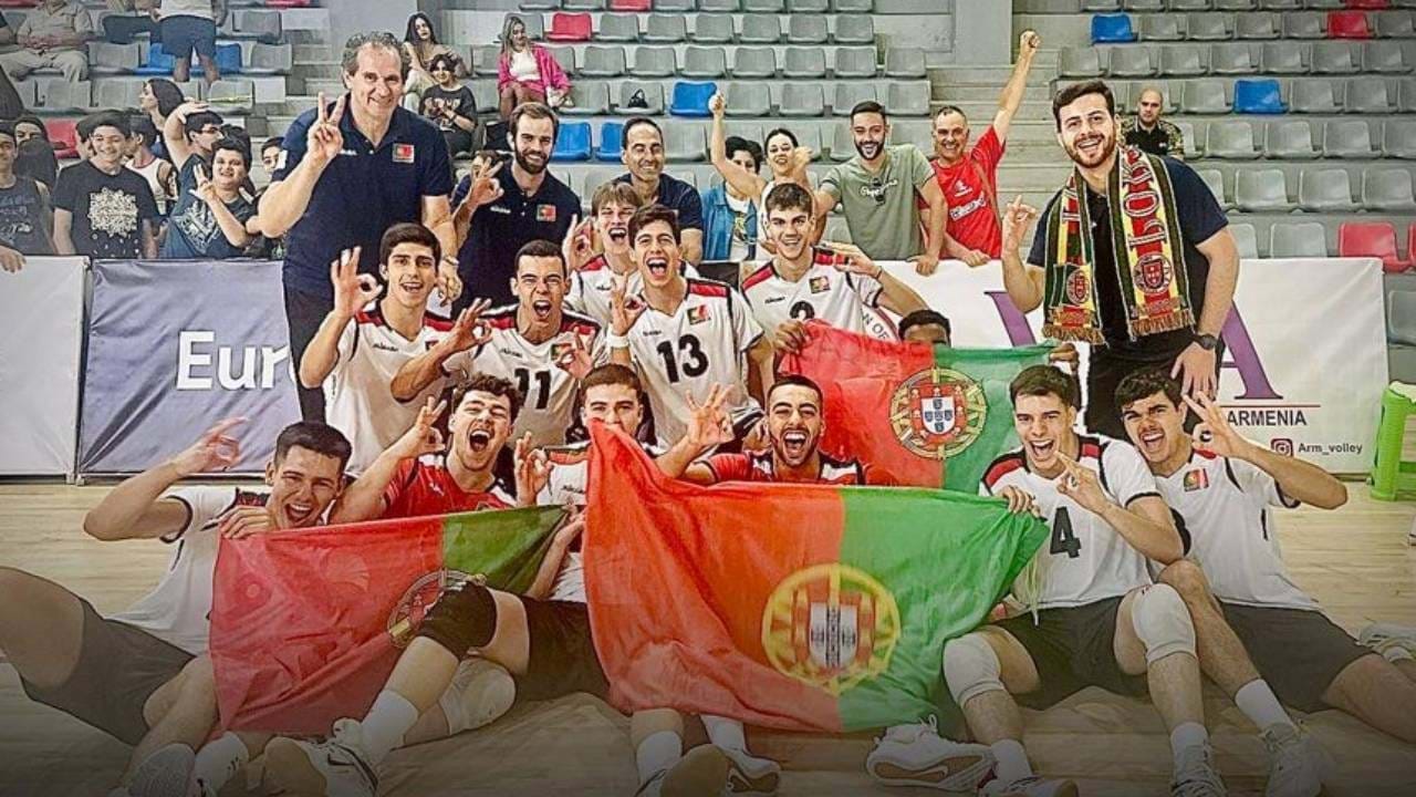 Portugal qualifica-se para o Europeu masculino de voleibol sub-22 de 2024 - Voleibol foto