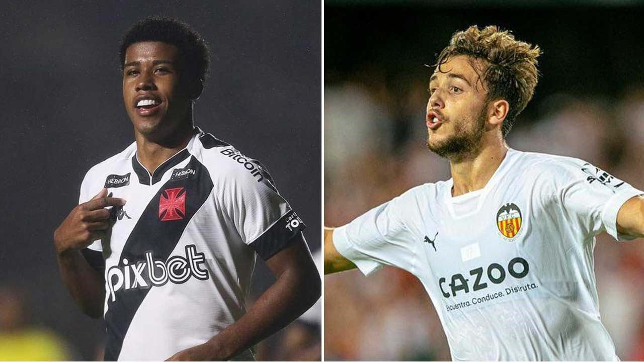 Andrey Santos e Nico González