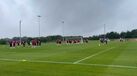 As imagens do treino do Benfica debaixo de muita chuva e frio