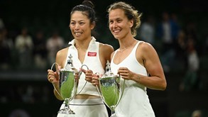 Hsieh Su-Wei e Barbora Strycova vencem em pares femininos em Wimbledon