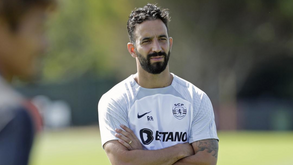 Treino antes do regresso a Lisboa