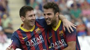 A emotiva mensagem de Messi no adeus de Fàbregas aos relvados