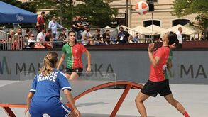 Carla Couto e Manuela Parente ficam em quinto no teqball nos Jogos Europeus
