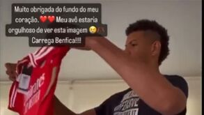 Benfica ofereceu camisola a craque do Real Madrid: «O meu avô estaria orgulhoso»