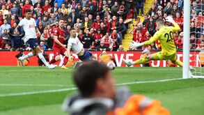 Diogo Jota lembra o golo que lesionou... Klopp