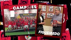 António Figueiredo aprova a caderneta do Benfica campeão: «Vou gostar de ter o cromo do Grimaldo pela saudade que deixa»